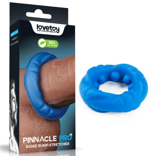Pierścień Erekcyjny Pinnacle Pro Ridge Bump Stretcher Lovetoy | 100% ORYGINAŁ| DYSKRETNA PRZESYŁKA